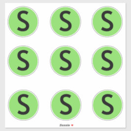 Etiketten voor Stickers met kledinggrootte