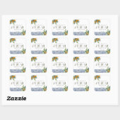 Etiketten voor tegels van citrusvruchten Vrijgezel (Vel)