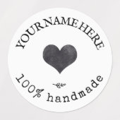 Etiketten voor voedingsproducten op basis van logo labels (Design 2)