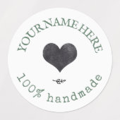 Etiketten voor voedingsproducten op basis van logo labels (Design 1)