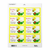 Etiketten voor voedsel voor hommels (Full Sheet)