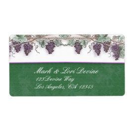 Etiketten voor wijnoverliezen