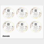 Etiketten voor witte en goudproducten met Logo (Vel)