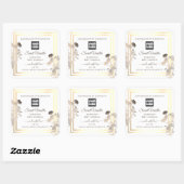 Etiketten voor witte en goudproducten met Logo (Vel)