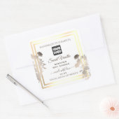 Etiketten voor witte en goudproducten met Logo (Envelop)