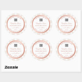 Etiketten voor witte en roze productverpakking met (Vel)