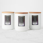 Etiketten voor zwart en wit product Kleurrijk Lijs (Flessen)