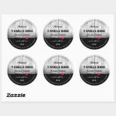 Etiketten voor zwarte en witte houten korrels - Ha (Vel)