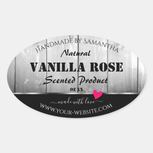 Etiketten voor zwarte en witte houten korrels - Ha (Voorkant)