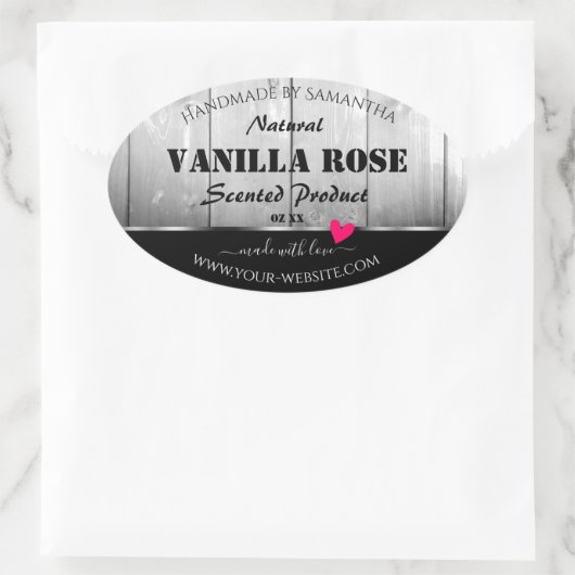 Etiketten voor zwarte en witte houten korrels - Ha (Tas)