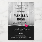 Etiketten voor zwarte en witte houten korrels - Ha (Enkel label)