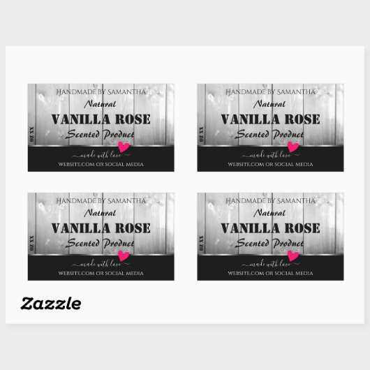 Etiketten voor zwarte en witte houten korrels - Ha (Vel)