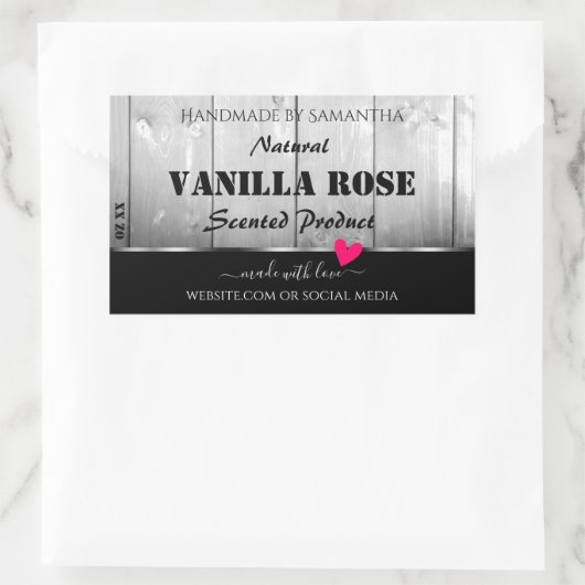 Etiketten voor zwarte en witte houten korrels - Ha (Tas)