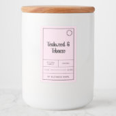 Etiketten voor zwarte en witte kaarsen (Voorkant)