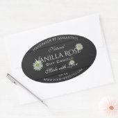 Etiketten voor zwarte houten korrels Verpakking Da (Envelop)