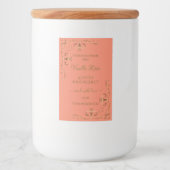 Etiketten zalmproducten Gold  hoek grens (Voorkant)