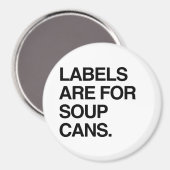 ETIKETTEN ZIJN VOOR SOUPKANEN MAGNEET (Voorkant / Achterkant)