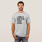 ETIKETTEN ZIJN VOOR SOUPKANEN T-SHIRT (Voorkant volledig)