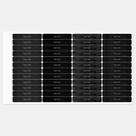 Etiketten - zwarte moderne achtergrond labels (Vel)