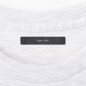 Etiketten - zwarte moderne achtergrond labels (Aangebracht)