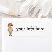 ETIKETTERING DOLLY DINGLE RETURN ADRES ETIKET (Insitu)