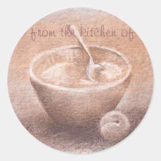 ETIKETTERING KARCOAL VAN DE KLANT VAN DE KLANT RONDE STICKER