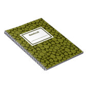 Etikettering - Olijfshadden 04 Notitieboek (Rechterzijde)
