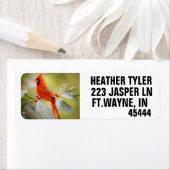 ETIKETTERING RODE CARDINALE TERUGDRANK ETIKET (Insitu)