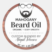 Etikettering van aangepaste gemengde Mannen van ho Ronde Sticker (Voorkant)