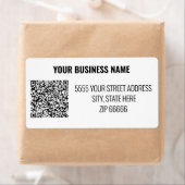 Etikettering van de Code QR van de douane Uw Adres Etiket (Insitu)