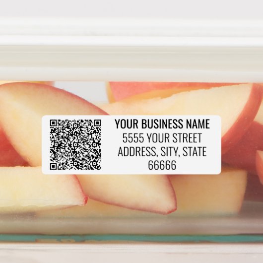 Etikettering van de Code QR van de douane Uw Adres Labels (Aangebracht)