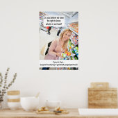 Etikettering van genetisch gemanipuleerd voedsel! poster (Keuken)