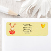 Etikettering van het het omslagadres van de Pasen  Etiket (Insitu)