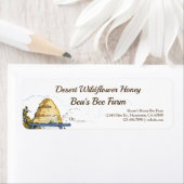 Etikettering van traditionele honingbijen in bijen etiket (Insitu)