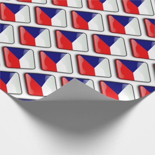 Etikettering van verpakkingspapier onder Tsjechisc Cadeaupapier (Hoek)