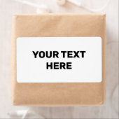 ETIKETTERING VOOR witte TEXTUUR EENVOUDIG MINIMAAL Etiket (Insitu)