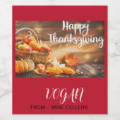 ETIKETTERING WIJNFLESJES WIJN ETIKET (Enkel label)