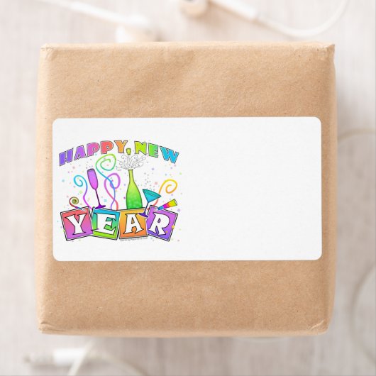 ETIKETTERS - Happy New Year Celebration Etiket (Insitu)