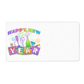 ETIKETTERS - Happy New Year Celebration Etiket (Voorkant)