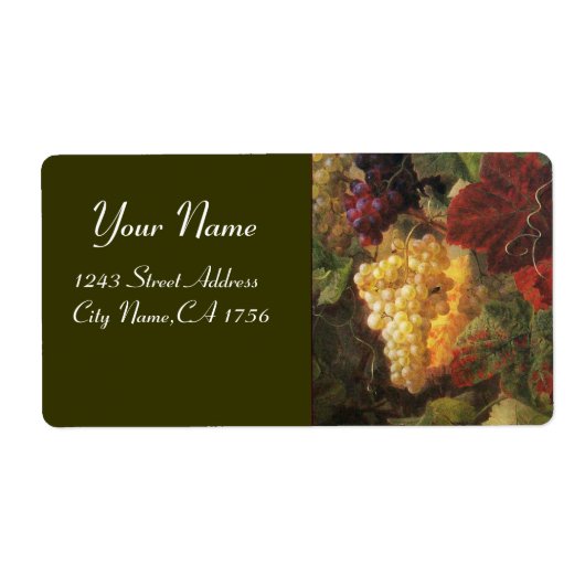 ETIKETTERS VAN DE OUDE DRUIVENWIJN ETIKET (Voorkant)