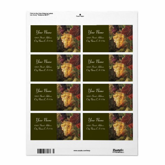 ETIKETTERS VAN DE OUDE DRUIVENWIJN ETIKET (Full Sheet)