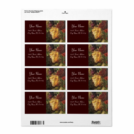 ETIKETTERS VAN DE OUDE DRUIVENWIJN ETIKET (Full Sheet)