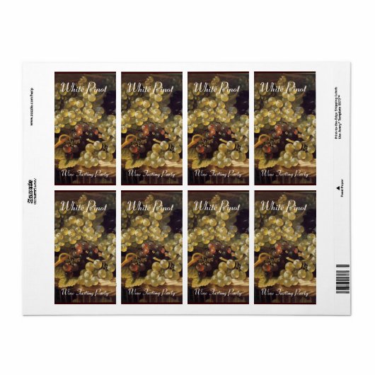 ETIKETTERS VAN DE OUDE DRUIVENWIJN ETIKET (Full Sheet)