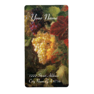 ETIKETTERS VAN DE OUDE DRUIVENWIJN ETIKET