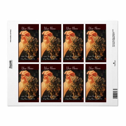 ETIKETTERS VAN DE OUDE DRUIVENWIJN ETIKET (Full Sheet)