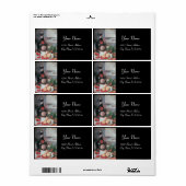 ETIKETTERS VAN DE WIJNBELANGRIJKSTE PARTIJ ETIKET (Full Sheet)