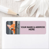 ETIKETTERS VAN GINGER CAT-RETURINADRES PEETEREN ETIKET (Insitu)