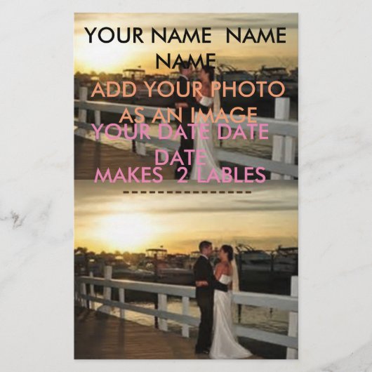 ETIKETTERS VAN UW EIGEN DOUANEWIJN VOOR GROTE FLYER (Voorkant)