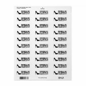 ETIKETTERS VOOR HOOGHOOG SCHOON ETIKET (Full Sheet)