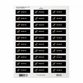 ETIKETTERS VOOR Kat cartoon Etiket (Full Sheet)